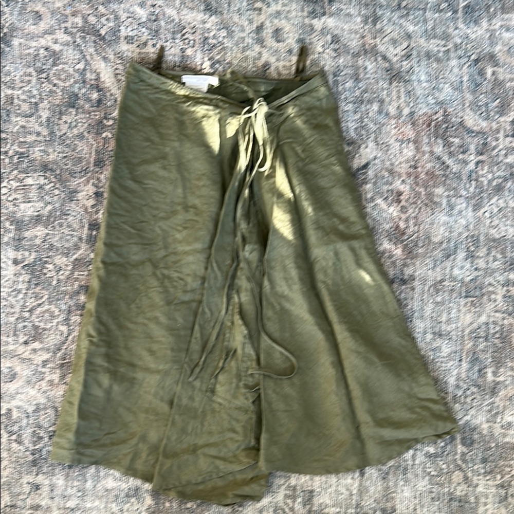 Olive Green Women's Skirt